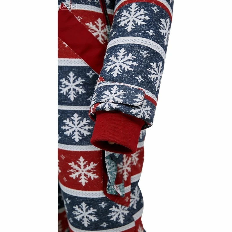 Women's One Piece Snowsuit With Fur Hood high quality Women's One Piece Snowsuit With Fur Hood high quality